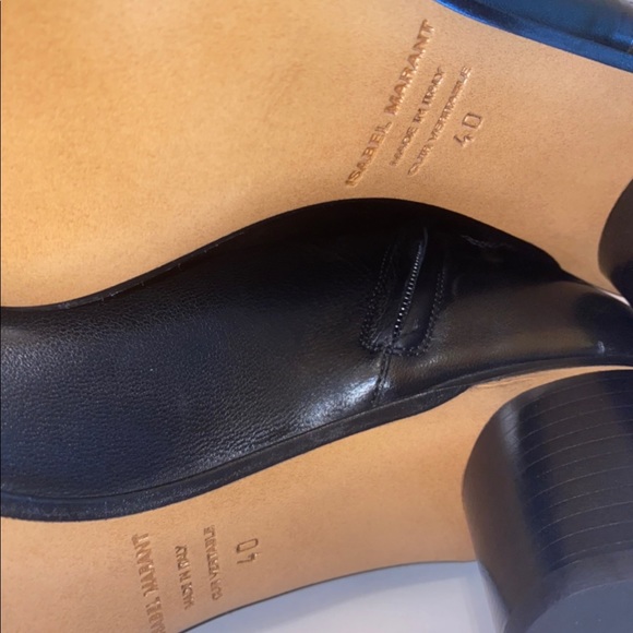 Isabel Marant Black Danay Leather Ankle Boots - Picture 7 of 11